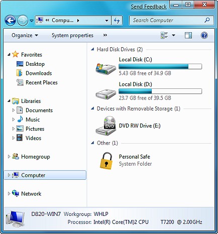 Windows 7 Windows Explorer