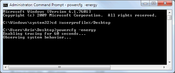 powercfg -energy command prompt