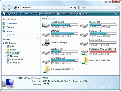 Vista Windows Explorer