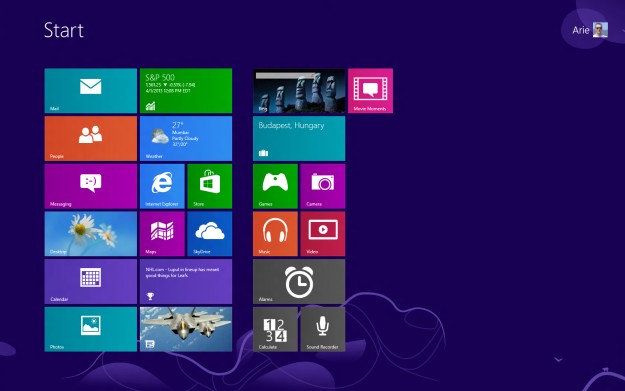 Windows 8 'Blue' Start Screen