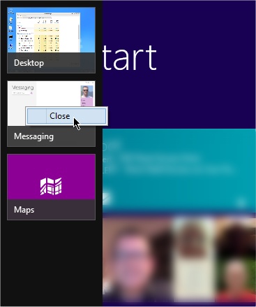 Close a Windows 8 Modern UI App