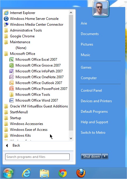IObit StartMenu8 Windows 8 Start menu replacement