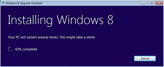 Windows Upgrade Assistant Windows 8 Installing