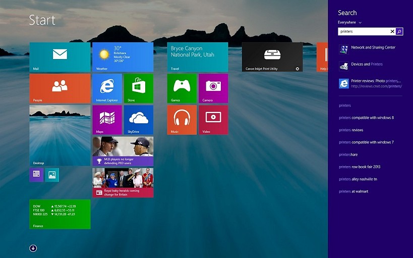 Windows 8.1 Search