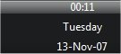 No icons displayed in the notification area
