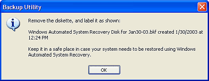 ASR Diskette