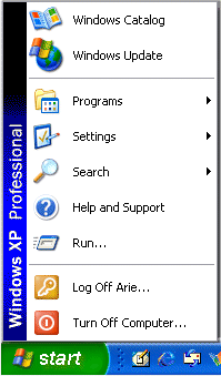 Windows XP "Classic" Start menu