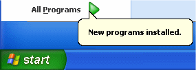 New programs installed